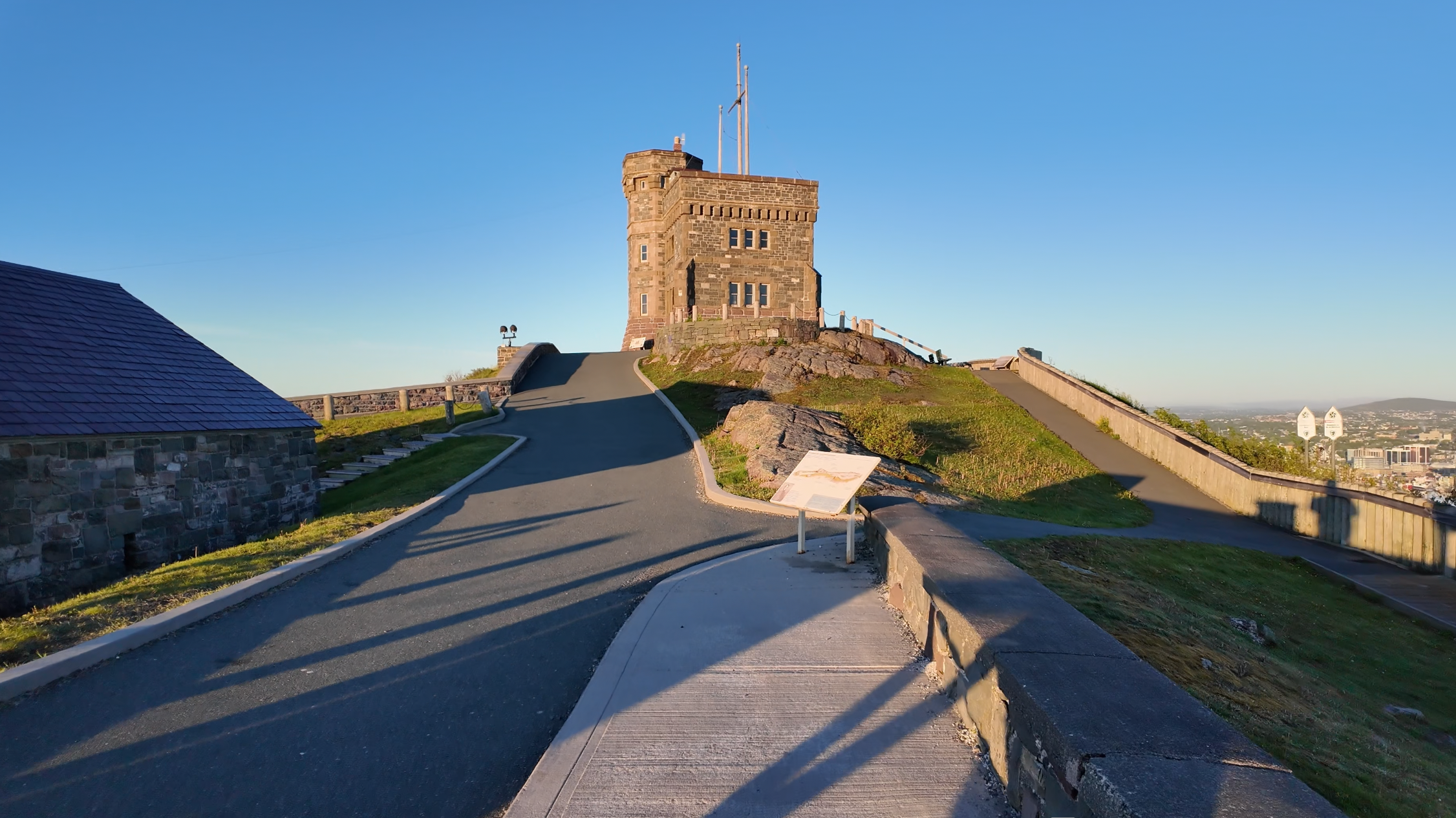 Cabot Tower on Signal Hill above St. John's harbour